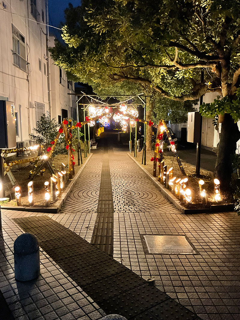 飯塚市シルバー　まちなかイルミネーション大作戦
